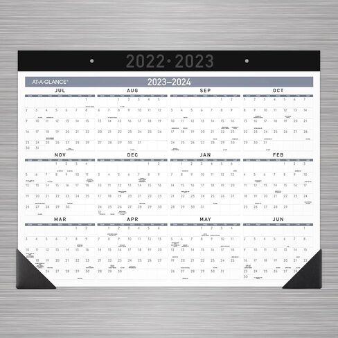 AT-A-GLANCE 2023-2024 Planner, Monthly Academic, 9" x 11", Large, Contempo, Black (70074X05) in Saudi Arabia