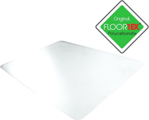 FloorTex FPDE12184RA4 Place Mat, Heat-Resistant, 18-Inch Wx12-Inch L, 4/PK, Clear in Saudi Arabia