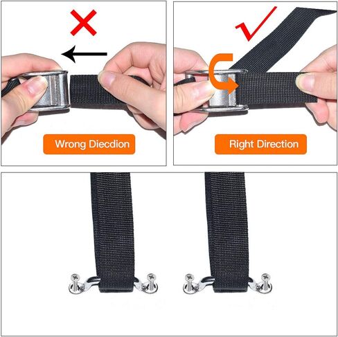 Battery Box Hold-Down Strap Tie Down Strap for Gas Fuel Heavy Duty Battery Box Replament Tie Down Strap Kit Anti-UV Strap with Stainless Steel Cam Buckle, Stainless Steel Deck Loop Mounts, SS Screws in Kuwait