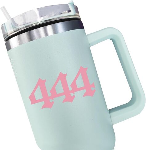 4 x Angel Number Vinyl Decal, Water Bottle, Car Mirror Decor, Laptop Bumper Sticker, Lucky Number Stickers, Spiritual Stickers, Angel Numbers Decor, Car Window (Black, 000) in Saudi Arabia