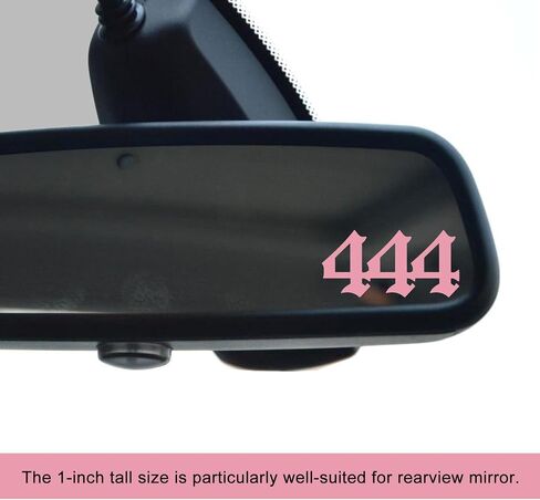 4 x Angel Number Vinyl Decal, Water Bottle, Car Mirror Decor, Laptop Bumper Sticker, Lucky Number Stickers, Spiritual Stickers, Angel Numbers Decor, Car Window (Black, 000) in Saudi Arabia