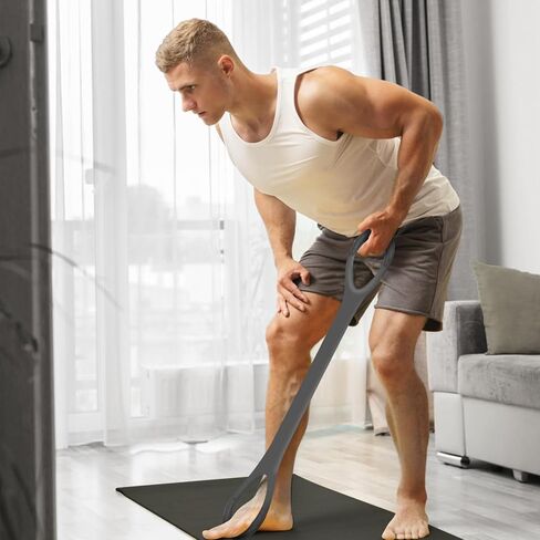 حزام مقاومة بدواسة من أويمي، أربطة تمرين بمقابض، حبل سحب مرن، أربطة تدريب للعلاج الطبيعي، في اللياقة البدنية المنزلية، معدات تدريب القوة مع حزام لياقة بـ 8 أشكال in Kuwait