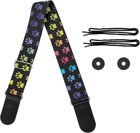 JoyLamoria Locking Guitar Belt with Buckle, Universal Size Guitar Strap for Acoustic Guitar, Easy Install in Saudi Arabia