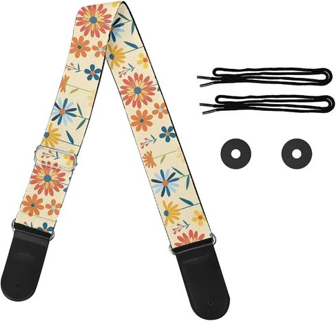JoyLamoria Locking Guitar Belt with Buckle, Universal Size Guitar Strap for Acoustic Guitar, Easy Install in Saudi Arabia