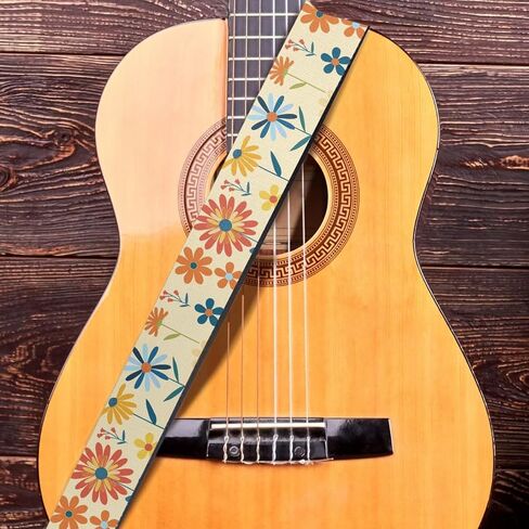 JoyLamoria Locking Guitar Belt with Buckle, Universal Size Guitar Strap for Acoustic Guitar, Easy Install in Saudi Arabia