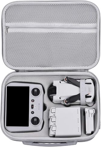 حقيبة حمل Flymile لجهاز DJI Mini 3 Pro، حقيبة تخزين صلبة محمولة متوافقة مع جهاز التحكم عن بعد DJI Mini 3 RC/DJI RC-N1 Fly More Combo Kit in Kuwait
