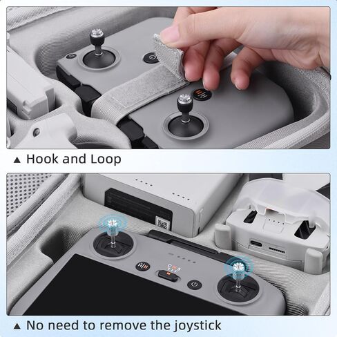 حقيبة حمل Flymile لجهاز DJI Mini 3 Pro، حقيبة تخزين صلبة محمولة متوافقة مع جهاز التحكم عن بعد DJI Mini 3 RC/DJI RC-N1 Fly More Combo Kit in Kuwait