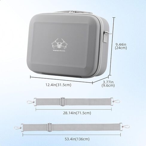 حقيبة حمل Flymile لجهاز DJI Mini 3 Pro، حقيبة تخزين صلبة محمولة متوافقة مع جهاز التحكم عن بعد DJI Mini 3 RC/DJI RC-N1 Fly More Combo Kit in Kuwait