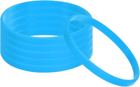 PATIKIL Silicone Bracelets, Colored Rubber Wristbands Blank Stretch Sports Bands for Adults Teen Sports Team Games in Kuwait