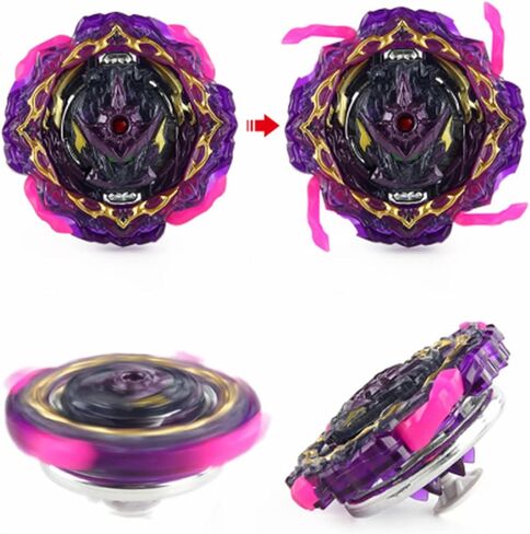 HaoKenai Ultimate Valkyrie B-193 4-Piece Battling Gyros Tops, Battle Burst Tops,Greatest Raphael Astral Spriggan Dangerous Belial Starter Set,Boys Christmas Birthday Party Idea Gift in Saudi Arabia