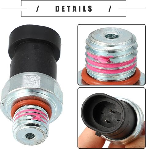 Motoforti Engine Oil Pressure Sensor, for Chevrolet Traverse LS LT LTZ 3.6L V6 - Gas 2009-2016, Metal, 12611588, Black Silver Tone in Saudi Arabia