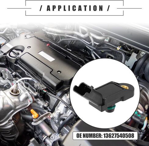 Motoforti Engine Oil Pressure Sensor, for Mini Cooper S 1.6L L4 - Gas 2007, Plastic, No.13627540508, Black in Saudi Arabia