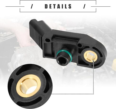 Motoforti Engine Oil Pressure Sensor, for Mini Cooper S 1.6L L4 - Gas 2007, Plastic, No.13627540508, Black in Saudi Arabia