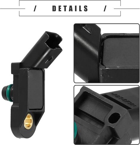 Motoforti Engine Oil Pressure Sensor, for Mini Cooper S 1.6L L4 - Gas 2007, Plastic, No.13627540508, Black in Saudi Arabia