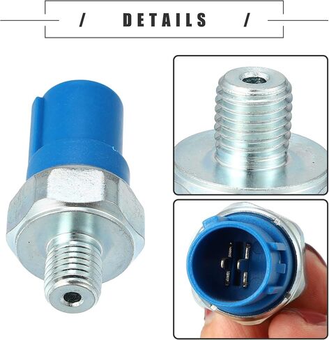 Motoforti Engine Oil Pressure Sensor, Valve Timing Oil Pressure Switch Assembly, for Honda Accord 2008-2012, Metal, 37250-PRB-A01, Blue Silver Tone in Saudi Arabia
