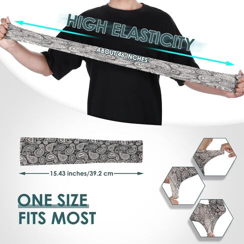 Achiou Basketball Arm Sleeves for Men & Women, Compression UV Sun Protection Sleeve UPF50+Volleyball Sports Tattoo-like in Saudi Arabia