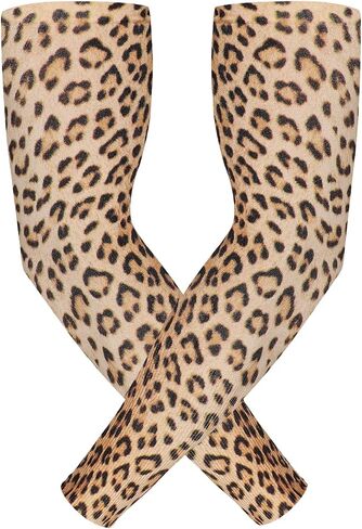 Achiou Basketball Arm Sleeves for Men & Women, Compression UV Sun Protection Sleeve UPF50+Volleyball Sports Tattoo-like in Saudi Arabia