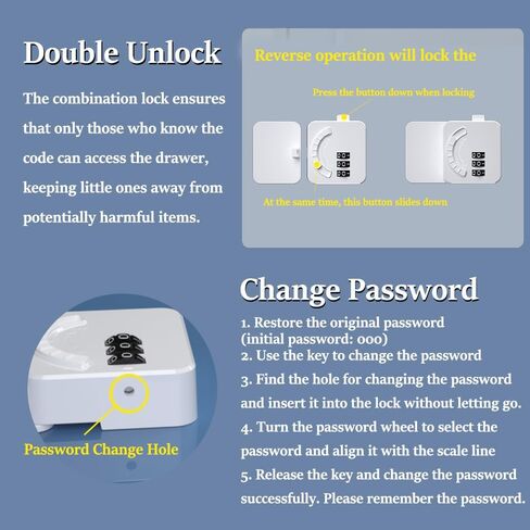 عبوتان من أقفال أدراج الأطفال، أقفال للأطفال للخزائن والأدراج، أدراج مقاومة للأطفال بدون حفر، أقفال أدراج مقاومة للأطفال in Kuwait