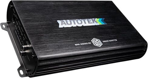 Autotek Street Machine SM-3600.1D مضخم صوت للسيارة أحادي الكتلة بقدرة 3600 وات - خرج عالي، فئة D، 1، 2، و4 أوم ثابت، مدخل منخفض المستوى، مصدر طاقة Mosfet in Saudi Arabia