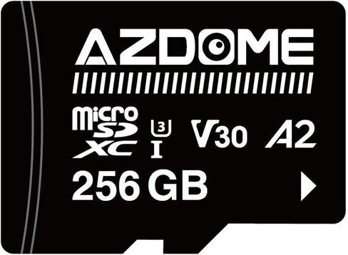 AZDOME 128GB Micro SD Card microSDXC Memory Card for AZDOME M550 GS63H Pro M63 M300 M300S M27 M17 M01 Pro PG19X Dash Cam Full HD & 4K UHD, U3, A2, V30 in Saudi Arabia
