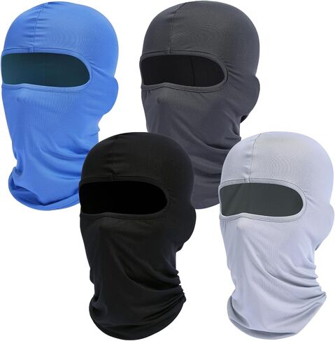 4 Pcs Balaclava Face Ski Mask : Full Face Cover Hood Shiesty Masks for Men Women in Saudi Arabia