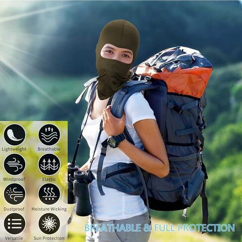 4 Pcs Balaclava Face Ski Mask : Full Face Cover Hood Shiesty Masks for Men Women in Saudi Arabia