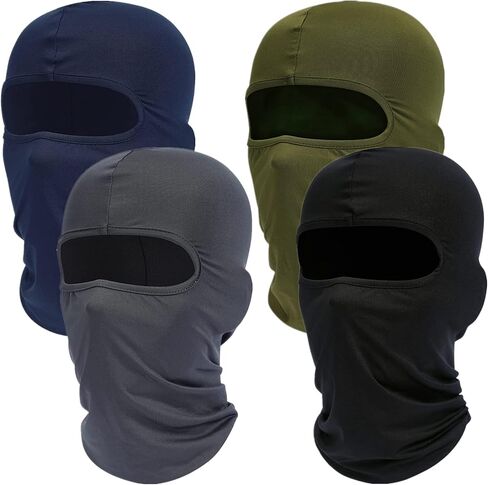 4 Pcs Balaclava Face Ski Mask : Full Face Cover Hood Shiesty Masks for Men Women in Saudi Arabia
