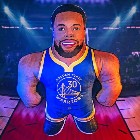 Bleacher Creatures Golden State Warriors Steph Curry 24 بوصة NBA Bleacher Buddy - لعبة قطيفة ناعمة in Saudi Arabia