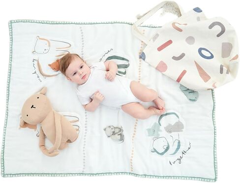 UniNewborn Baby Blanket Ultra Soft and Breathable Nursery Swaddling Blanket Toddler Newborn Receiving Blankets with Hugging Doll Unisex Infant Bed Sheet for Girls Boys 35.4" x 50" (Bear) in Saudi Arabia