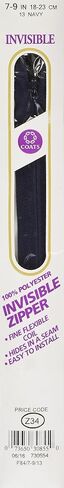 COATS & CLARK Inc F8409-013 Invisible Zipper, 7 x 9, Navy in Saudi Arabia