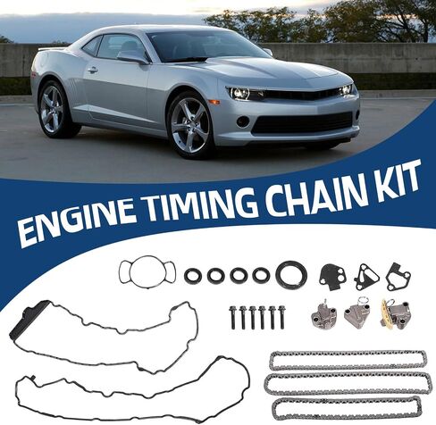 12700436 Engine Timing Chain Kit with Seals, Tensioners, Gaskets, fits for GMC Acadia, fits for Chevy Camaro/Equinox/Malibu/Traverse/Impala/Captiva Sport/Terrain, 3.0L/3.6L V6, 12616608, 12683547 in Saudi Arabia