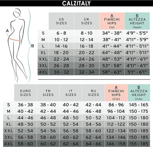 CALZITALY Anticellulite Shaper Shorts with Massage Effect | S, M, L, XL | Skin, Black | Made in Italy in Saudi Arabia