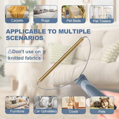 4 عبوات من مزيل شعر الحيوانات الأليفة، مزيل شعر القطط والكلاب للأريكة، منظف الوبر، مكشطة سجاد محمولة، فرشاة بكرات زغب الملابس للسجاد، سجادة السيارة، الفراش، سرير الحيوانات الأليفة، الأثاث والبساط المطور in Kuwait