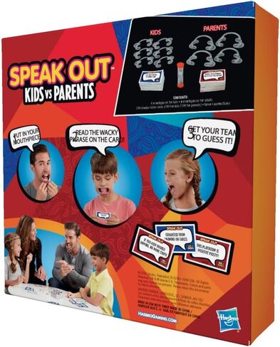 Hasbro Gaming Hasbro Speak Out Kids Vs Parents Game in Saudi Arabia