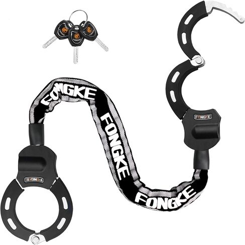 Electric Scooter Locks Anti Theft, Scooter Lock with Key, Bike Locks Heavy Duty, Security Chain for E Scooter Segway Ninebot, Xiaomi, NIU and Other Electric Scooters… in Saudi Arabia