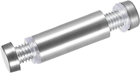 uxcell 1/2 Dia x 2-1/2"(12x64mm) Double Head Standoff Screws Acrylic Glass Nails 8pcs in Saudi Arabia