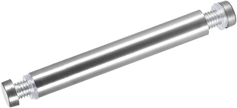 Uxcell 1/2 Dia x 2-1/2 "(12x64mm) مسامير مواجهة مزدوجة الرأس من زجاج الأكريليك 8 قطع in Kuwait