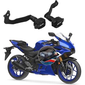 Suitable for YZF-R3 YZF R3 YZF-r3 YZF r3 2026 2025 2024 Motorcycle Accessories Anti-Fall Protection Frame Slider Fairing Anti-Collision pad Protector (Black) in Kuwait
