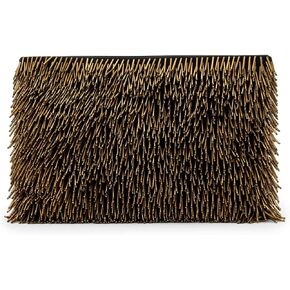AllSaints Bettina Bead Clutch Warm Brass W225XD One Size in Saudi Arabia