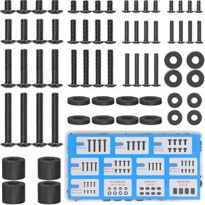 MOUNTUP Universal TV Mounting Hardware Kit Fits Most LED LCD OLED 4K TVs, Includes M4 M5 M6 M8 TV Screws, Spacers, Washers, and Concrete Wall Anchors for TV/Monitor Mounting up to 80 inches, MU0041 in Kuwait