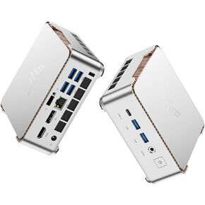 KAMRUI Mini PC، Intel 12th Alder Lake- N95 (حتى 3.4 جيجا هرتز) أجهزة كمبيوتر مكتبية صغيرة Windows 11 Pro، 8 جيجا DDR4 256 جيجا M.2 SSD، Micro PC يدعم 4K، Dual HDMI2.0/WiFi 5/BT4.2/Gigabit Ethernet in Kuwait