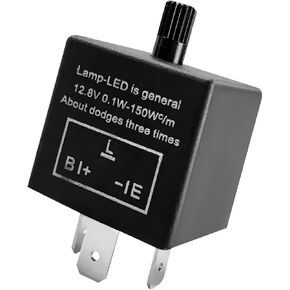 Sun Walker CF13 LED Flasher Relay، 12V CF13 EP34 استبدال مرحل الوامض الإلكتروني، 3 دبوس LED مرحلات ضوء إشارة الانعطاف لتثبيت فلاش التحذير من المخاطر، ملحقات السيارة in Kuwait