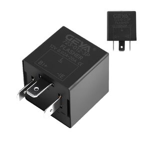 2 قطعة 3 دبوس مرحل فلاش إلكتروني، 12 فولت 0.02A-20A مرحلات إشارة الانعطاف، مصابيح إضاءة LED مثبت مرحل المتعري، مشترك مع CF13 JL-02 EP34 (حزمة من 2) in Kuwait