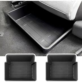 Under Seat Storage Box&Organizer Compatible with VW Golf 15-21,Atlas 23-25,Tiguan 17-25,2-Pack Hidden Organizer Tray for Front Seat Accessories,Not Compatible with Factory Amplifier Under Front Seats in Kuwait