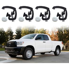 Set of 4 Truck Bed Clamps for Truck Topper/Cap/Camper Shell Compatible with Toyota Tundra 2007-2025 & Tacoma 2005-2015 Bed Rail System in Kuwait