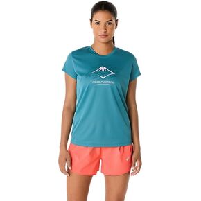 ASICS Women's FUJITRAIL LOGO Short Sleeve TOP RUNNING Apparel in Kuwait