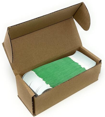 N. F. String & Son, Inc. Self-Sealing Currency Straps, Cash Handling Bill Wrappers 1000 PCS/Pack, 7.75 x 1.25 (Plain White/Blank - 1000 PCS) in Saudi Arabia