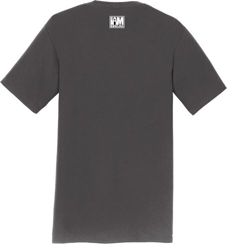 Logo Infusion Charcoal T-Shirt 100% Cotton - Brunswick Bowling - Pink Logo - Design 000P in Saudi Arabia