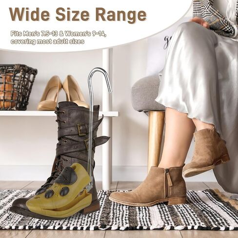 Boot Stretcher Boot Stretchers for Cowboy Boots Shoe Stretcher 2 Pack Adjustable Men Women (for Men’s Size 7.5-13, Women’s Size 9-14) in Saudi Arabia