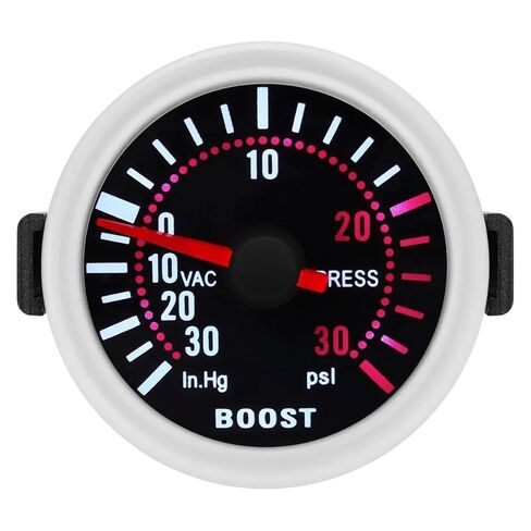 إعلان لسيارة جيزولين 12 فولت 52 مم متوافق مع أجهزة متعددة Smoke Len TachoTracker Metier RPM Turbo Boost Gauge 2 Bar PSI Water Temp Tracker Metier Pressure Gauge in Kuwait
